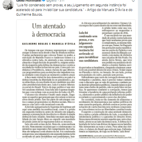 Twite (com print) de Gleisi  sinaliza caminho que petistas deveriam adotar com relação a grande&nbsp;mídia
