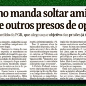 Prisões foram políticas, tanto que soltaram asseclas de&nbsp;Temer