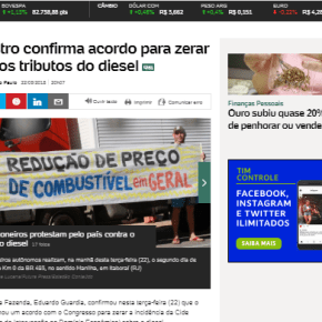 A Greve dos Caminhoneiros, a Soberania Nacional e a democracia que estão em&nbsp;jogo