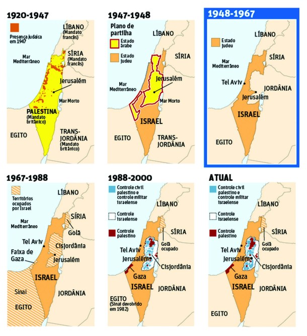 Mapa Palestina