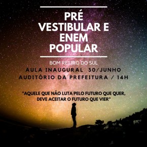 Em Bom Retiro do Sul o PT promove Pré Vestibular e Enem&nbsp;Popular