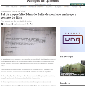 Estranho tucano: Pai de Eduardo Leite desconhece endereço e contato do&nbsp;filho