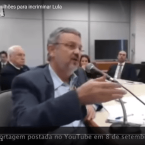 VÍDEO: Palocci vai receber 30 milhões de reais pela delação agora homologada (Por Joaquim de&nbsp;Carvalho)