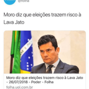 Moro diz que “eleições são um perigo para a Lava&nbsp;Jato”