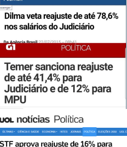 O despudor  dos  juízes que se autoconcedem aumentos nababescos em tempos pobreza do&nbsp;povo