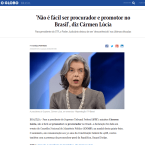 Piada? Presidenta do Judiciário mais caro do mundo diz que não é fácil ser procurador e promotor no&nbsp;Brasil