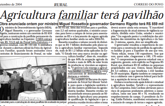 Expointer Agricultura Familiar