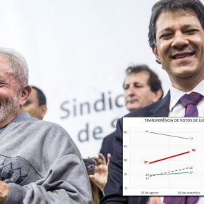 Como candidato de Lula, Haddad já lidera e pode ganhar no 1º&nbsp;turno