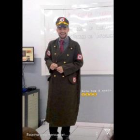 “Paulo Freire é um câncer, servidores públicos são inúteis”: o caso do professor do ES fantasiado de&nbsp;nazista