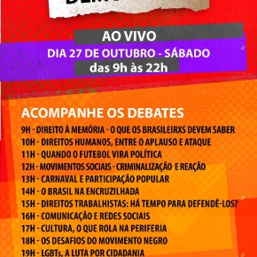Ao Vivo na Rede: Mídias alternativas de Porto Alegre transmitirão programação em defesa da democracia neste&nbsp;sábado