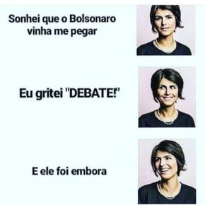 Manuela enfrenta Bolsonaro!