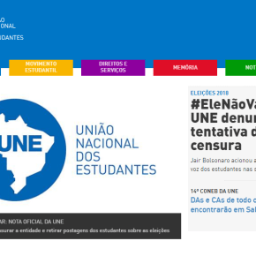 TSE AVALIZA FASCISMO E ORDENA RETIRADA DE MANIFESTO CONTRA BOLSONARO DO SITE DA&nbsp;UNE