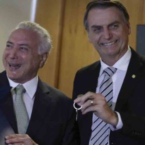 Bolsonaro diz que MDB de Temer será bem vindo em seu governo. Corrupção pouca é&nbsp;bobagem!
