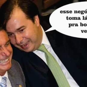 Uma foto que diz mais que mil palavras: O “toma lá, da cá”segue e os personagens são os&nbsp;mesmos