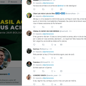 No twitter, Bolsonaro usa nome de Battisti para atacar o PT, esconder sua incompetência e não diz&nbsp;#CadeoQueiroz