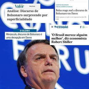 Os 6 minutos em que Bolsonaro prometeu acabar com aposentadoria e direitos  e fez Brasil passar vergonha no mundo&nbsp;todo