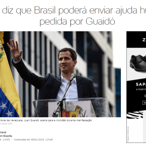 Governo Prepara Guerra contra a Venezuela: Mourão fala em “ajudar humanitária” a oposição da&nbsp;Venezuela