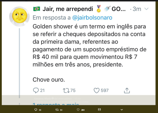 Bolsonaro vergonha 2