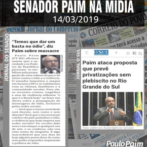 Paim ataca proposta que prevê privatizações sem plebiscito no Rio Grande do&nbsp;Sul