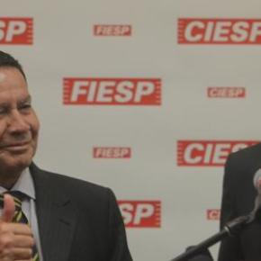 Na FIESP, Mourão defende o fim do salário mínimo, da aposentadoria e fim da Educação e da Saúde&nbsp;públicas
