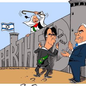 Latuff desenha a vergonha que Bolsonaro faz o Brasil&nbsp;passar