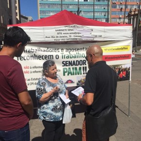 Gabinete Móvel do Senador Paulo Paim volta ao Largo Glênio Peres na&nbsp;Quinta-Feira