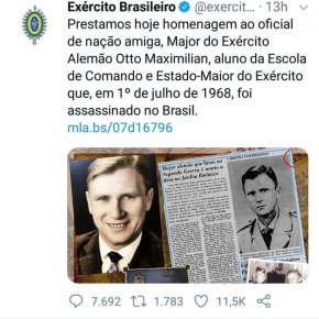 EXÉRCITO HOMEGEIA OFICIAL NAZISTA E CHAMA ALEMANHA DE HITLER DE “NAÇÃO&nbsp;AMIGA”