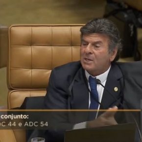 #VergonhaAlheia Em voto no STF, Fux faz torcida governista: “oitava economia agora tende a&nbsp;crescer”