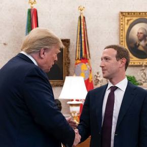 Donald Trump encontrou Mark Zuckerberg em um jantar&nbsp;secreto