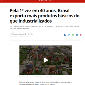 Exportamos mais produtos básicos que industrializados. Alguém acredita mesmo que a economia vai&nbsp;melhorar?