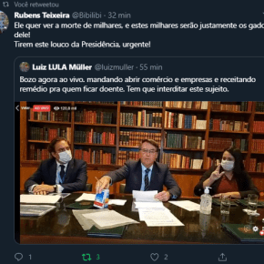 “O presidente sou eu”, diz Bolsonaro sobre fala de Mourão em defesa do isolamento. Presidente também receitou&nbsp;remédio