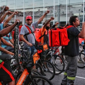 ENTREGADORES DE APLICATIVOS EM LUTA SINALIZAM TOMADA DE CONSCIÊNCIA DE CLASSE DESTES TRABALHADORES&nbsp;??
