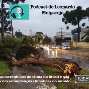 Podcast: Leonardo Melgarejo fala sobre as estranhezas do clima no Sul Brasil e sua relação com as mudanças climáticas no&nbsp;mundo