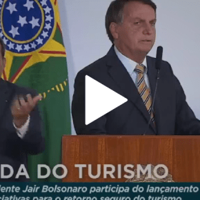 Bolsonaro quer guerra contra EUA de Biden: “Quando acaba diplomacia, a Saliva, entra a pólvora”&nbsp;(Vídeo)