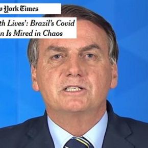New York Times: Governo Brasileiro brinca com vidas e país está atolado no&nbsp;caos