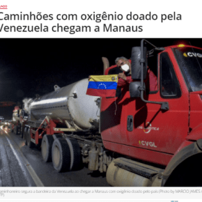Oxigênio para o povo: Centrais Sindicais fecham acordo com governo da Venezuela por mais Oxigênio para salvar&nbsp;vidas!