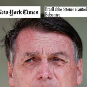 Brasil deve deter o autoritarismo de Bolsonaro, diz New York Times na edição do dia&nbsp;7/04