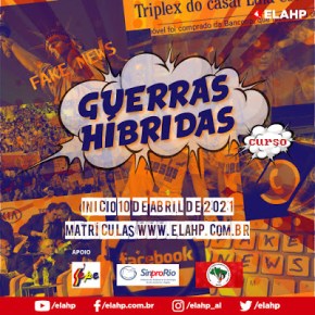 Curso on-line Geopolítica Contemporânea e Guerras Híbridas (ELAHP/RJ). Participe!&nbsp;Inscreva-se: