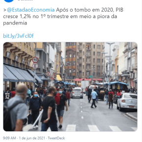 Podcast: O PIB cresce 1,2% enquanto pandemia avança e desemprego e pobreza batem recordes no Brasil. Por&nbsp;que?