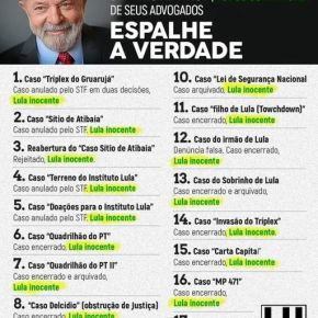 Inconformada com a decisão da Justiça, Folha mente por que quer anular decisões judiciais favoráveis a&nbsp;Lula