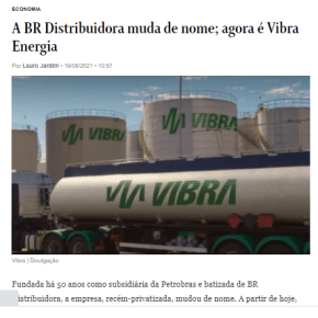 Símbolos da Nação sendo apagados: “desaparecem” com a BR DISTRIBUIDORA e PETROBRAS vai sendo “apagada”