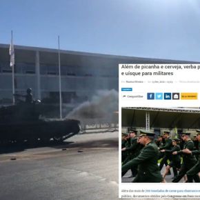 Teriam os Generais abastecido o tanque do desfile em Brasília com…cerveja ou whisky&nbsp;superfaturado?