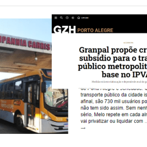 O golpe por trás da Privatização da CARRIS é abocanhar os subsídios que virão, confessa manchete da&nbsp;Gaúcha/ZH