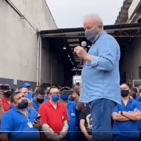 Vamos reindustrializar o Brasil e investir no social, diz Lula aos trabalhadores da Metalúrgica Delga, em Diadema&nbsp;(Vídeo)
