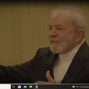 Lula fala sobre manifestações, narrativas e mostra as “cascas de bananas”&nbsp;(Vídeo)