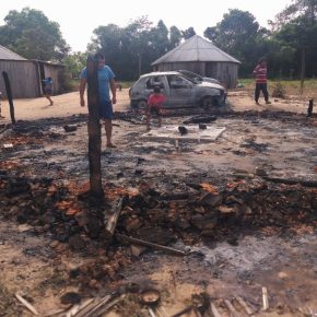 Indígenas Mbya Guarani denunciam incêndio criminoso na aldeia Pindó Mirim, em Viamão no Rio Grande do&nbsp;Sul