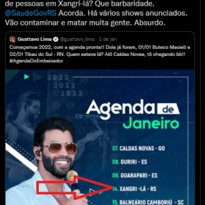 Músico promete Show Presencial no RS e outros Estados, mesmo com contaminação por COVID-19 aumentando como&nbsp;nunca