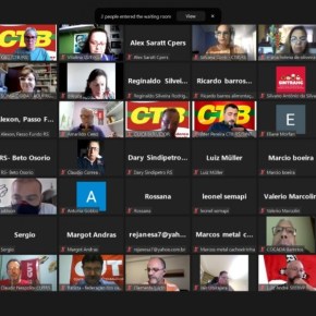 Plenária unitária das Centrais Sindicais no RS: “Pra Reconstruir o Brasil, é preciso derrotar Bolsonaro em&nbsp;2022”