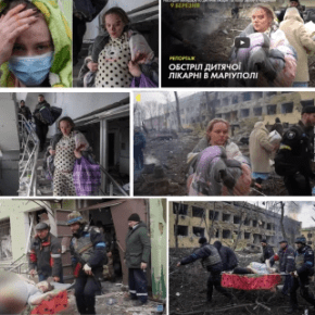 Notícia sobre ataque russo à maternidade teve encenação com modelo&nbsp;fotográfica