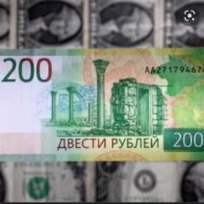 Rublo tem 14 dias consecutivos de alta e já chega ao mesmo valor de antes da Guerra na&nbsp;Ucrânia